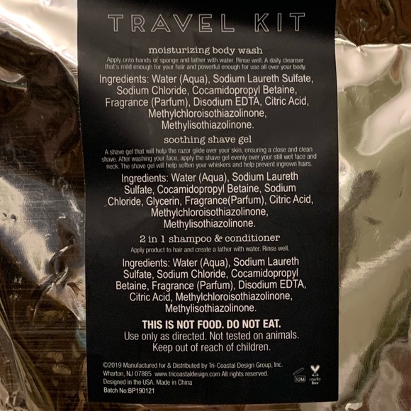 NWOT Whiskey Leather Men’s Travel Kit - Picture 5 of 5